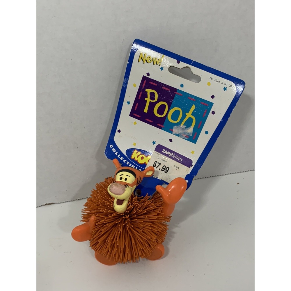 Koosh Ball Tigger Disney Winnie the Pooh vintage 1998 toy figure orange